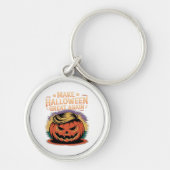 Halloween Trumpkin Design Sleutelhanger (Voorkant)