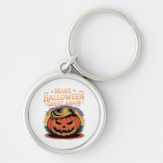 Halloween Trumpkin Design Sleutelhanger (Voorkant)