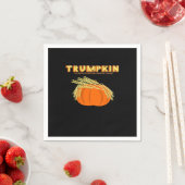 Halloween Trumpkin Donald Funny Pumpkin Make Hallo Servet (Insitu)