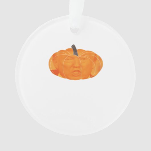 Halloween Trumpkin Extra Classic Ornament (voorkant)