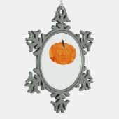 Halloween Trumpkin Extra Classic Tin Sneeuwvlok Ornament (Links)