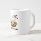 Halloween Trumpkin Fitted Grote Koffiekop (Voorkant rechts)