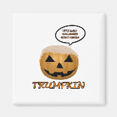 Halloween Trumpkin Fitted Magneet (Voorkant)