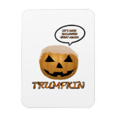 Halloween Trumpkin Fitted Magneet (Verticaal)