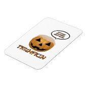 Halloween Trumpkin Fitted Magneet (Linkerzijde)