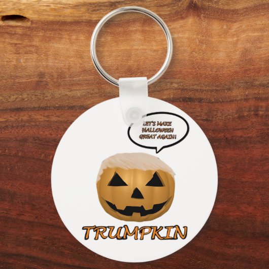 Halloween Trumpkin Fitted Sleutelhanger (Voorkant)