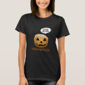 Halloween Trumpkin Fitted T-shirt (Voorkant)
