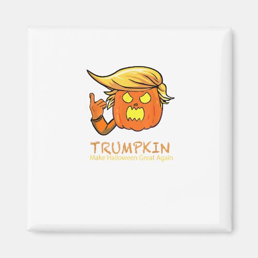 Halloween Trumpkin Funny - Klassiek kostuumontwerp Magneet (Voorkant)