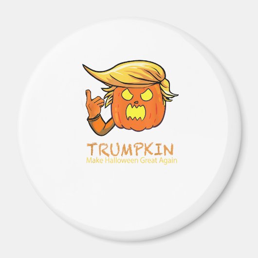 Halloween Trumpkin Funny - Klassiek kostuumontwerp Magneet (Voorkant)
