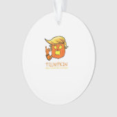 Halloween Trumpkin Funny - Klassiek kostuumontwerp Ornament (voorkant)