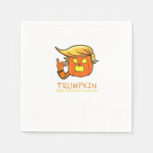 Halloween Trumpkin Funny - Klassiek kostuumontwerp Servet (Voorkant)