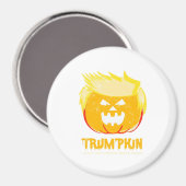 Halloween Trumpkin Funny Magneet (Voorkant / Achterkant)