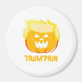 Halloween Trumpkin Funny Magneet (Voorkant)
