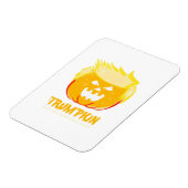 Halloween Trumpkin Funny Magneet (Linkerzijde)