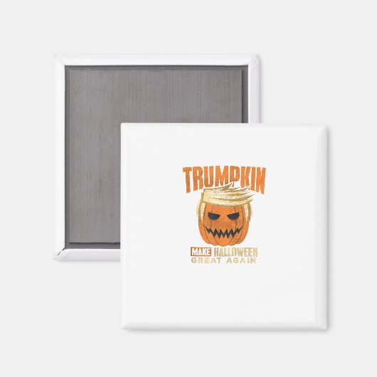 Halloween Trumpkin Funny Make America Great Magneet (Voorkant / Achterkant)