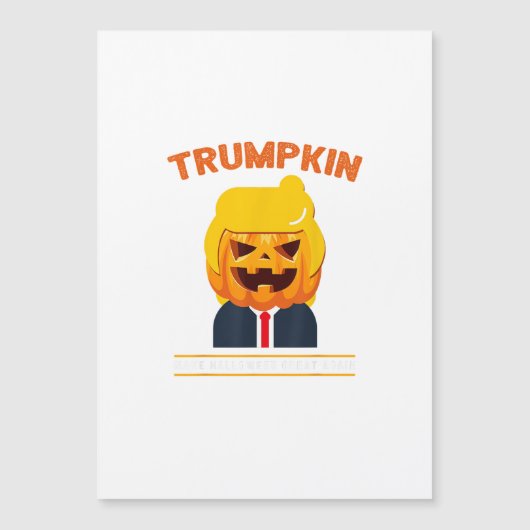 Halloween Trumpkin Funny Pumpkin Halloween (Voorkant)