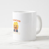 Halloween Trumpkin Funny Pumpkin Halloween Grote Koffiekop (Voorkant rechts)