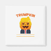 Halloween Trumpkin Funny Pumpkin Halloween Magneet (Voorkant)