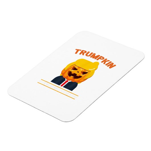 Halloween Trumpkin Funny Pumpkin Halloween Magneet (Linkerzijde)