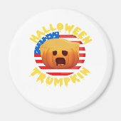 Halloween Trumpkin Funny Pumpkin Parodie Magneet (Voorkant)