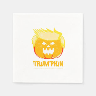 Halloween Trumpkin Funny Servet