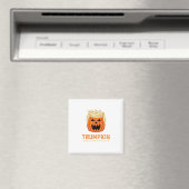 Halloween Trumpkin Funny - Spooky Parodie Slogan Magneet (Insitu (Vaatwasser))