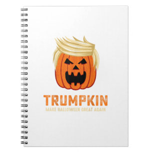 Halloween Trumpkin Funny - Spooky Parodie Slogan Notitieboek