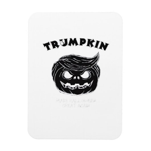 Halloween Trumpkin Grappig Halloween Kostuum Magneet (Verticaal)