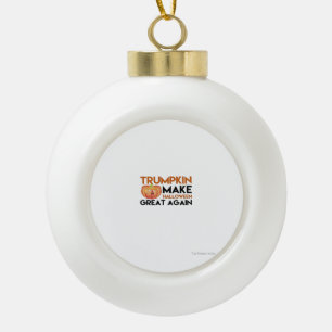 Halloween Trumpkin Grappig – Klassiek Maga Kostuum Keramische Bal Ornament