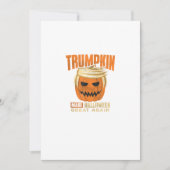 Halloween Trumpkin Grappig Maak Amerika Groot Feestdagenkaart (Voorkant)