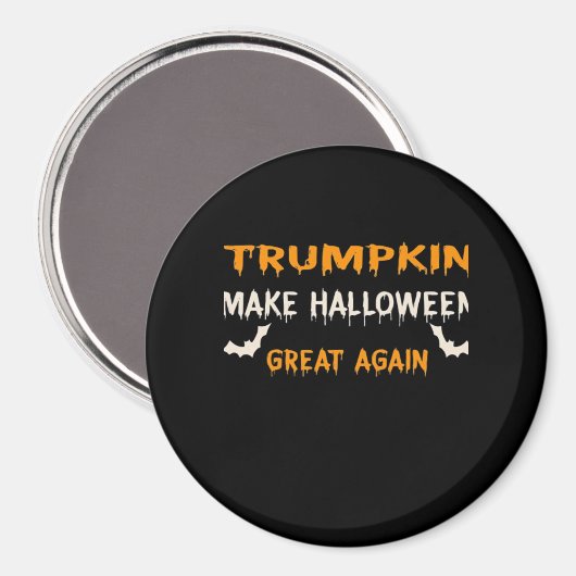 Halloween Trumpkin Grappig Maak Halloween weer gew Magneet (Voorkant / Achterkant)
