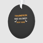 Halloween Trumpkin Grappig Maak Halloween weer gew Ornament (voorkant)