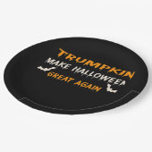 Halloween Trumpkin Grappig Maak Halloween weer gew Papieren Bordje (Gekanteld)