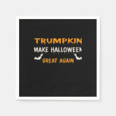 Halloween Trumpkin Grappig Maak Halloween weer gew Servet (Voorkant)