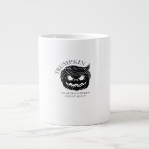 Halloween Trumpkin Grappig & Schattige Halloween K Grote Koffiekop
