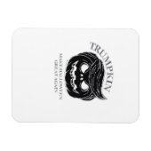 Halloween Trumpkin Grappig & Schattige Halloween K Magneet (Horizontaal)