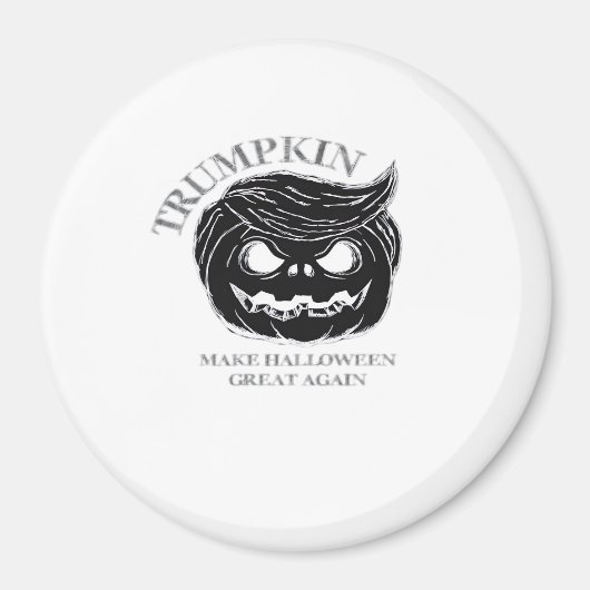 Halloween Trumpkin Grappig & Schattige Halloween K Magneet (Voorkant)