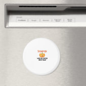 Halloween Trumpkin - Grappige Pompoen Graphic voor Magneet (Insitu (Vaatwasser))