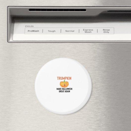 Halloween Trumpkin - Grappige Pompoen Graphic voor Magneet (Insitu (Vaatwasser))