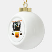 Halloween Trumpkin - Maak Halloween weer geweldig  Keramische Bal Ornament (Rechts)