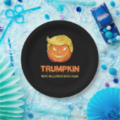 Halloween Trumpkin - Maak Halloween weer geweldig Papieren Bordje (Feest)