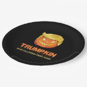 Halloween Trumpkin - Maak Halloween weer geweldig Papieren Bordje (Gekanteld)