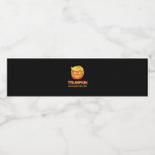 Halloween Trumpkin - Maak Halloween weer geweldig Waterfles Etiket (Enkel label)