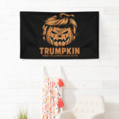Halloween Trumpkin Maak Halloween Weer Groot Spandoek (Insitu)