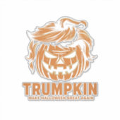 Halloween Trumpkin Maak Halloween Weer Groot Sticker (Voorkant)