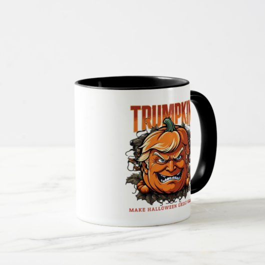 Halloween Trumpkin maakt Halloween weer geweldig Mok (Voorkant rechts)