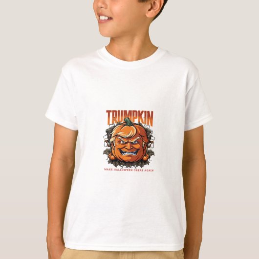 Halloween Trumpkin maakt Halloween weer geweldig T-shirt (Voorkant)