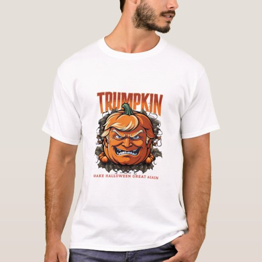 Halloween Trumpkin maakt Halloween weer geweldig T-shirt (Voorkant)