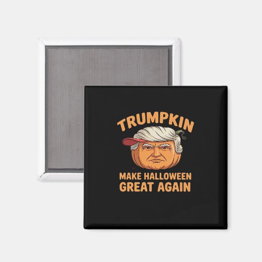 Halloween Trumpkin maakt Halloween weer leuk Magneet (Voorkant / Achterkant)