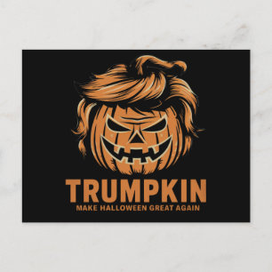 Halloween Trumpkin Make Halloween Great Again Briefkaart